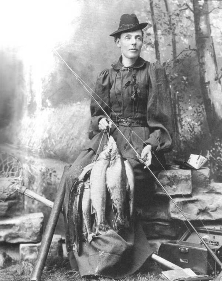 historical photo of a maine guide